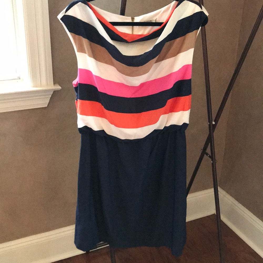 Navy Stripe Dress